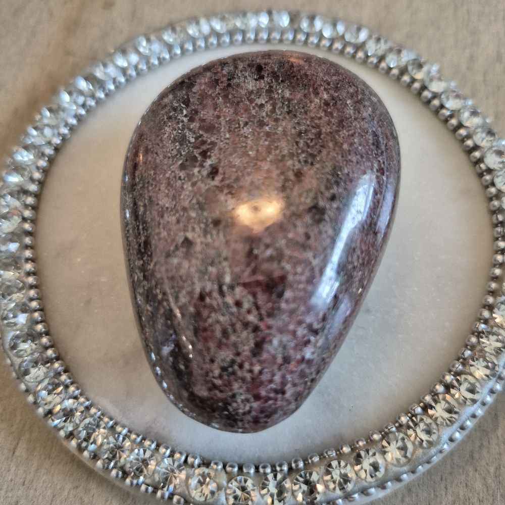 Natural Llanite Jasper Que Serra Palm Stone #9 New - Picture 3 of 6